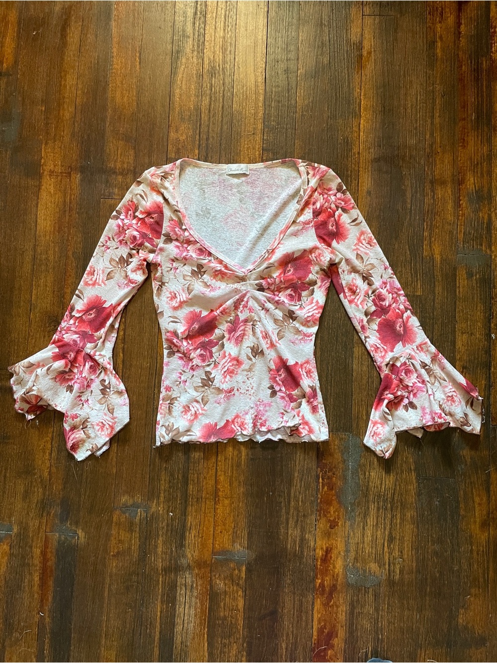 Charlotte Russe vintage blouse floral y2k small